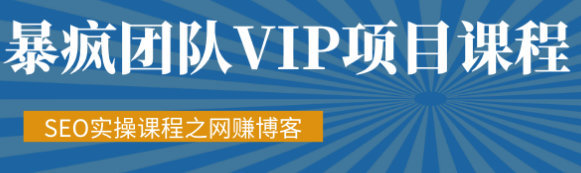 暴疯团队VIP赚钱项目教程之（SEO实操课程之网赚博客）-第一书单资源